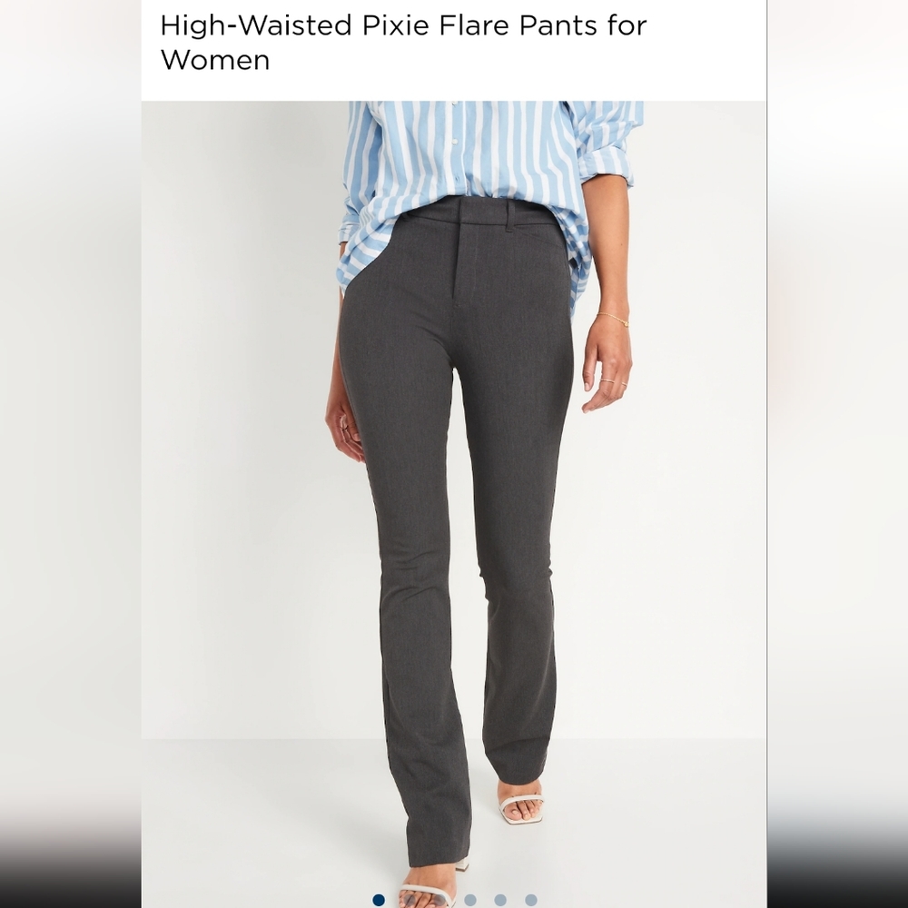 High-Waisted Pixie Flare Pants for Women